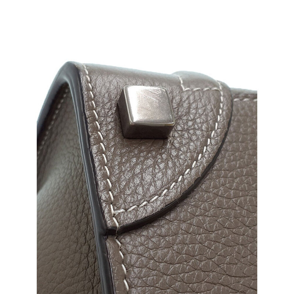 Celine Leather Shopper Tote Handbag Shoulder Calfskin - Picture 9 of 9